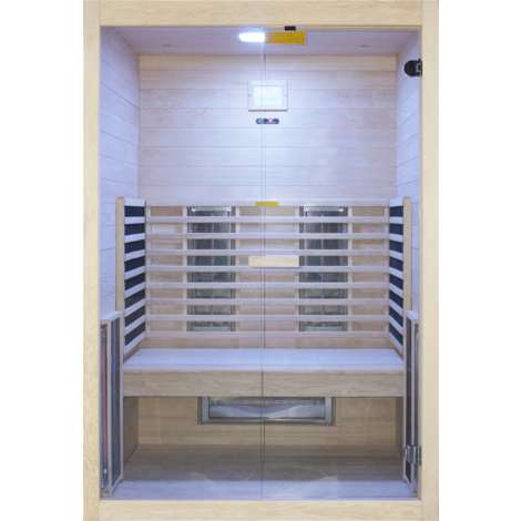 Инфракрасная сауна Duet Smart Hemlock